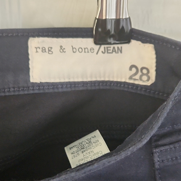 Rag & Bone Dark Blue Denim Jeans - Picture 2 of 7